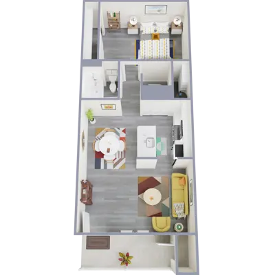 620 1 Bed 1 Bath