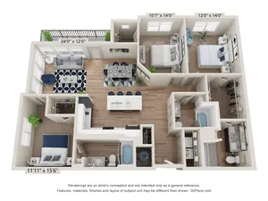 C1 LL (3 Bedroom)
