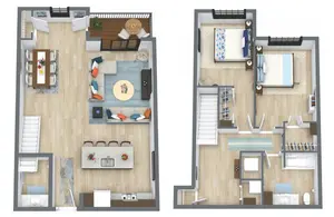 The Gala - 2BR, 1.5 BA Townhome