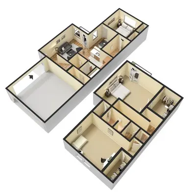 3x2.5f - 3 bedroom 2.5 bathroom