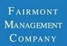 Logo of Fairmont Management Company on a blue background
