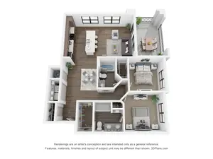 B4 (2 Bedroom)