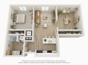 1 Bed, 1 Bath