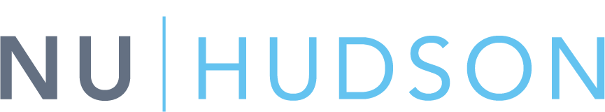 Logo featuring the words 'NU' and 'HUDSON' in stylized text.