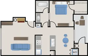 1 bdrm