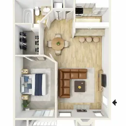 1 Bed 1 Bath