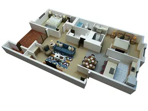 B1│2 Bed│1 Bath│Premium