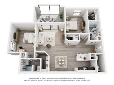 Hibiscus | 2 Bed | 2 Bath | Standard