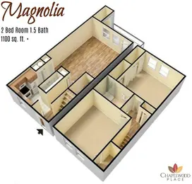 Magnolia- 2x1.5 TH