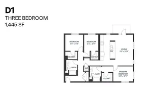 Three Bedroom D1