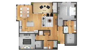 2 Bedroom, 2 Bathroom 2 Bedroom, 2 Bathroom