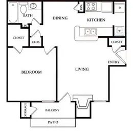 1 Bedroom 1 Bathroom