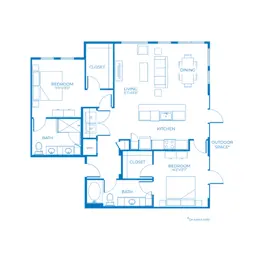 B4 | 2 Bed | 2 Bath