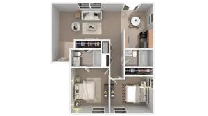 2 Bedrooms