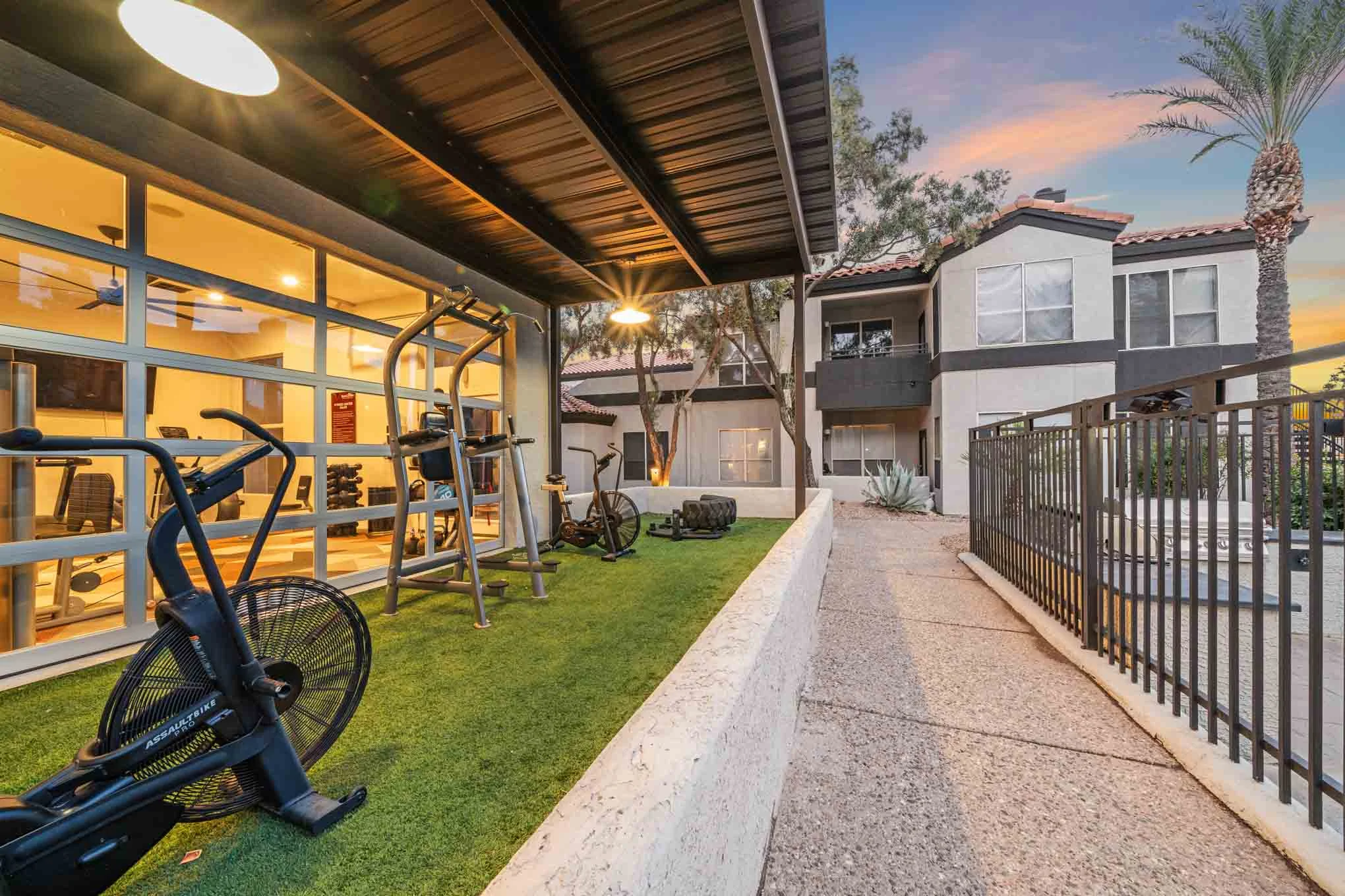 Bear Canyon Apartments Outdoor gym, Exercise equipment, Apartment complex