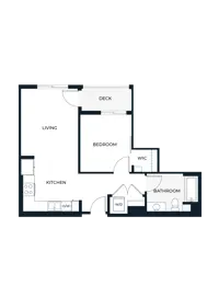 One Bedroom A4