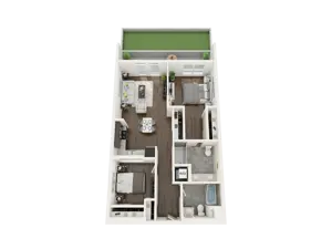2 Bedroom 2 Bath
