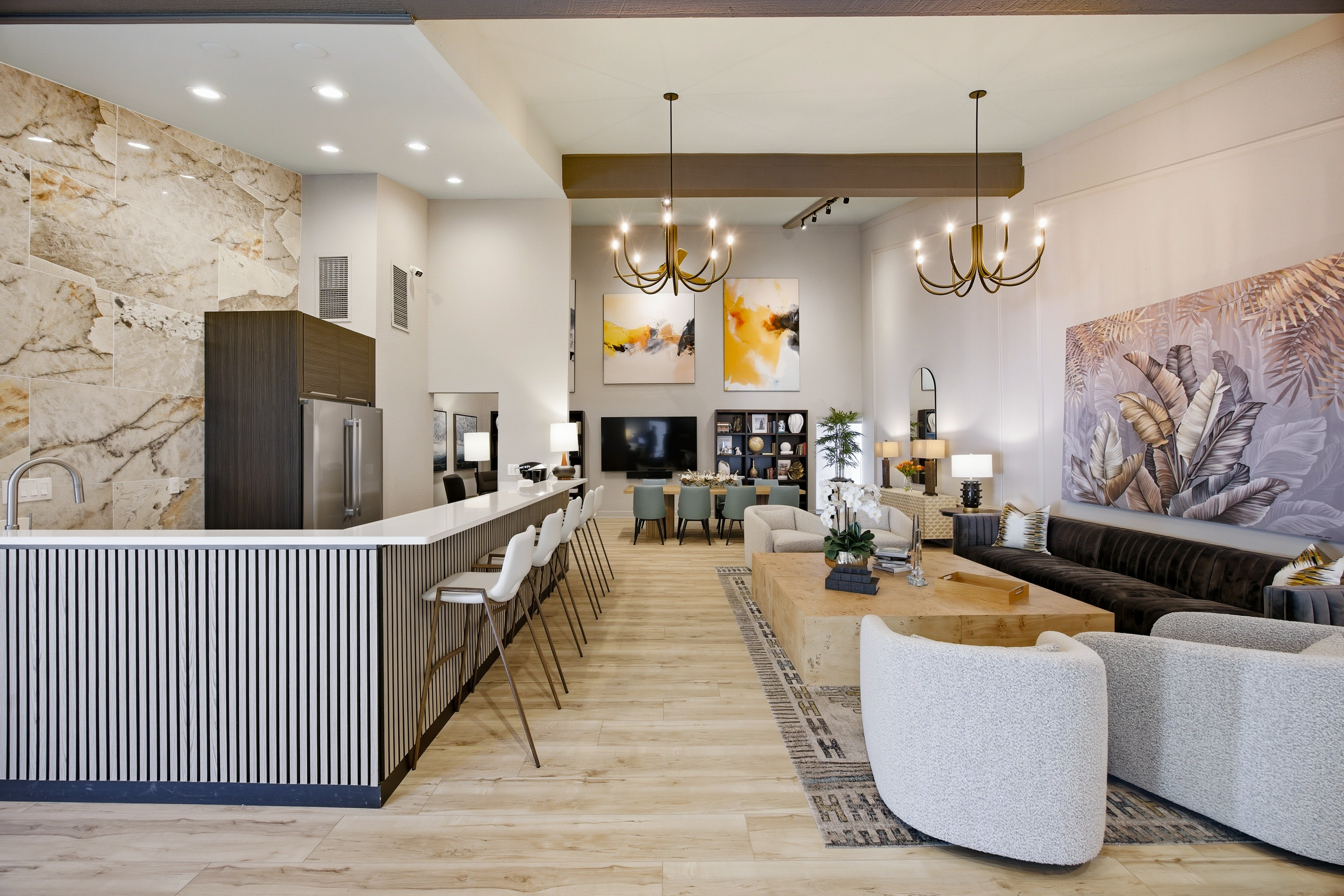 Modern, Living area, Interior design