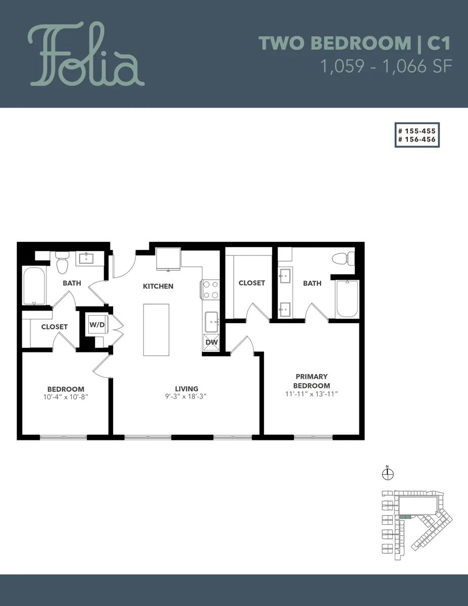 Two Bedroom C1 1059-1066 SF - Folia.jpg Two Bedroom C1 1059-1066 SF - Folia.jpg