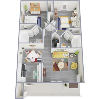 760 2 Bed 2 Bath