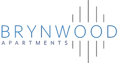 Brynwood Apartments Logo Logo for Brynwood Apartments featuring the name in blue with graphic elements.