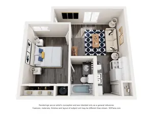 Alma Soco - A1 - 1 Bed | 1 Bath - Premium