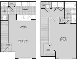 A2 | 1 Bed | 1 Bath