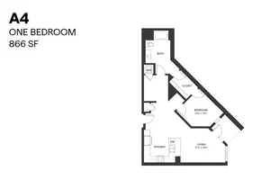 One Bedroom A4