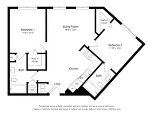 B2 | 2 Bed | 2 Bath