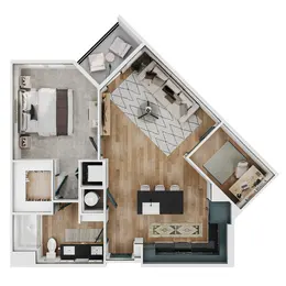 A4 (1 Bed+Den)