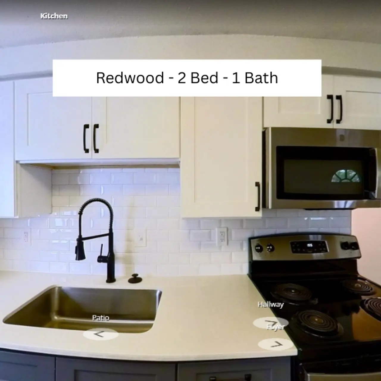 Redwood - 2 Bed - 1 Bath - 800 Sq.ft. Redwood - 2 Bed - 1 Bath - 800 Sq.ft.