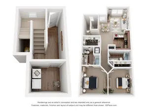 B3 | 2 Bed | 2 Bath
