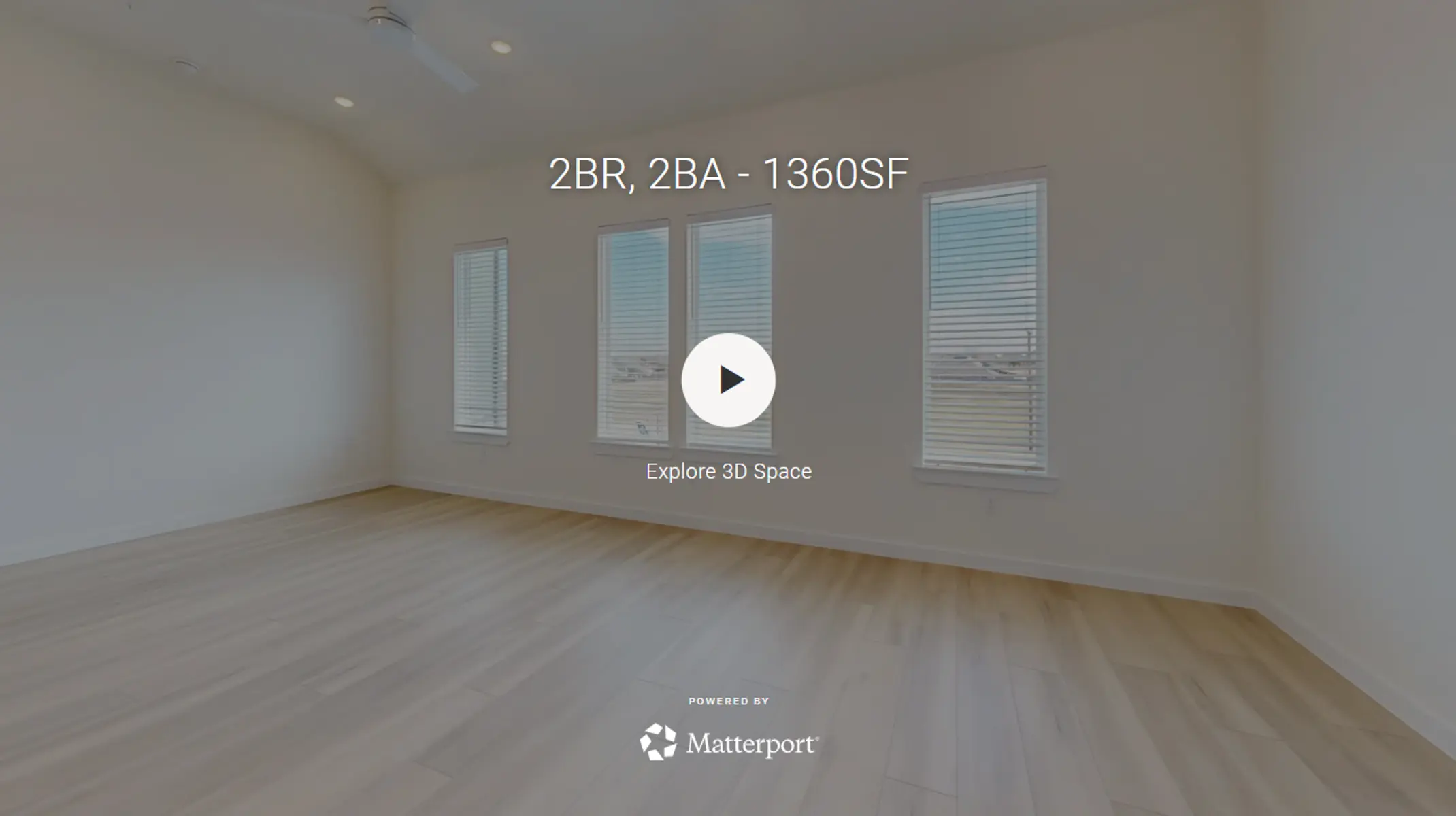 2BR, 2BA - 1360SF
