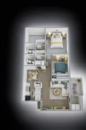 2 Bed 2 Bath