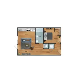 1 bed/1bath