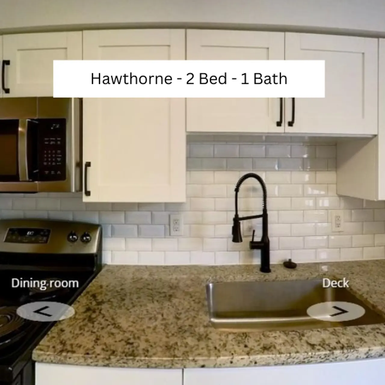 Hawthorne - 2 Bed - 1 Bath - 1000 Sq.ft. Hawthorne - 2 Bed - 1 Bath - 1000 Sq.ft.