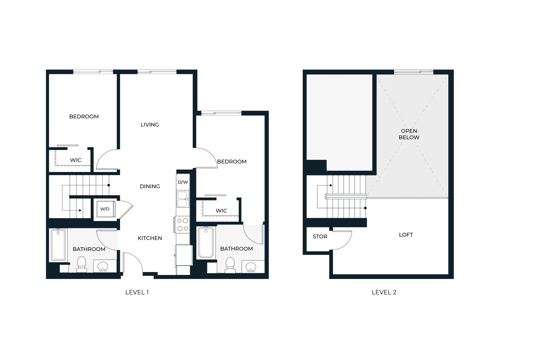 Two Bedroom Loft B2L 1197 SF.png