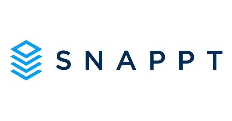 Logo of SNAPPt featuring a stylized blue emblem and the name SNAPPt in dark font.