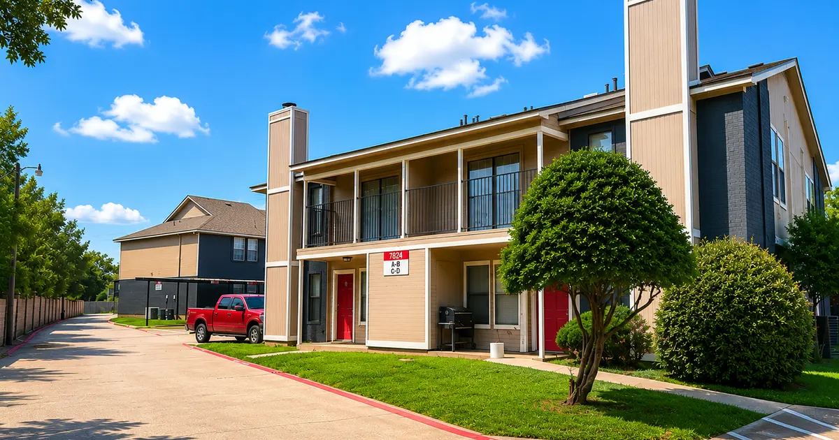 Davis Plaza apartments in North Richland Hills, TX