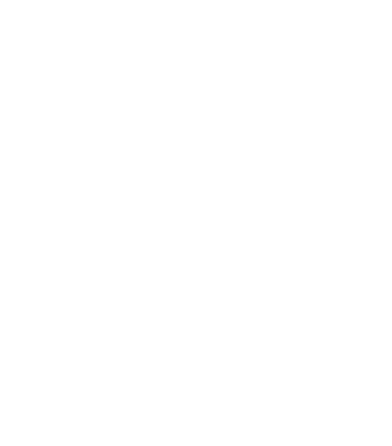 A minimalist illustration of a leaf inside a circular border, depicted in white.