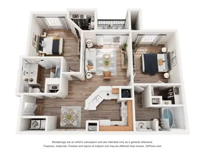 B1 | 2 Bed | 2 Bath