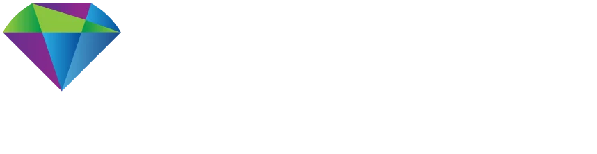 Logo of Douglas Gardens Residences at Miami Jewish Health featuring a diamond-like shape and text.
