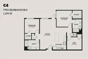 Alba Two Bedroom Den C4