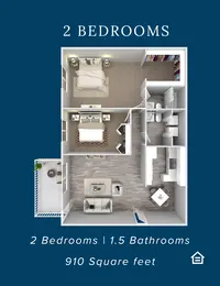 2 Bedrooms