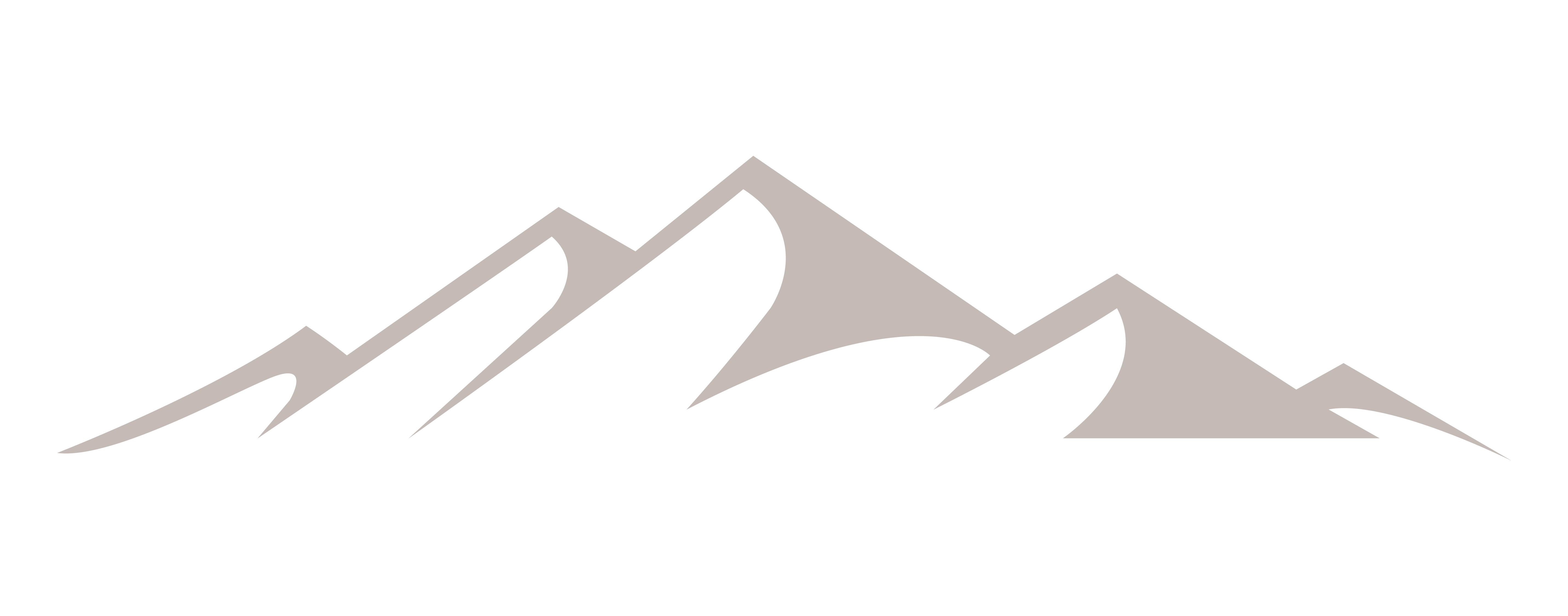 Stylized Mountain Range Stylized mountain range silhouette