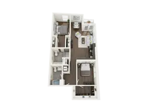 2 Bedroom 2 Bath