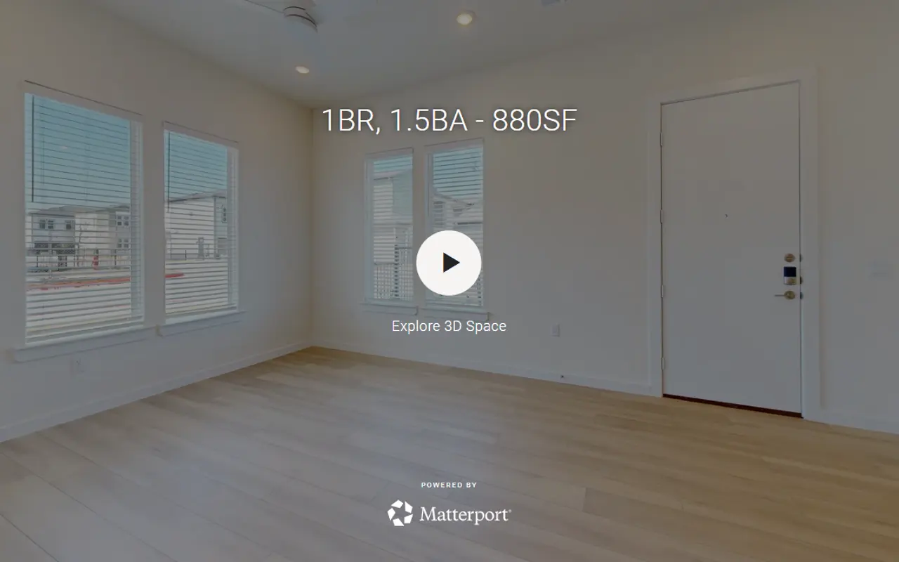 1BR, 1.5BA - 880SF 1BR, 1.5BA - 880SF