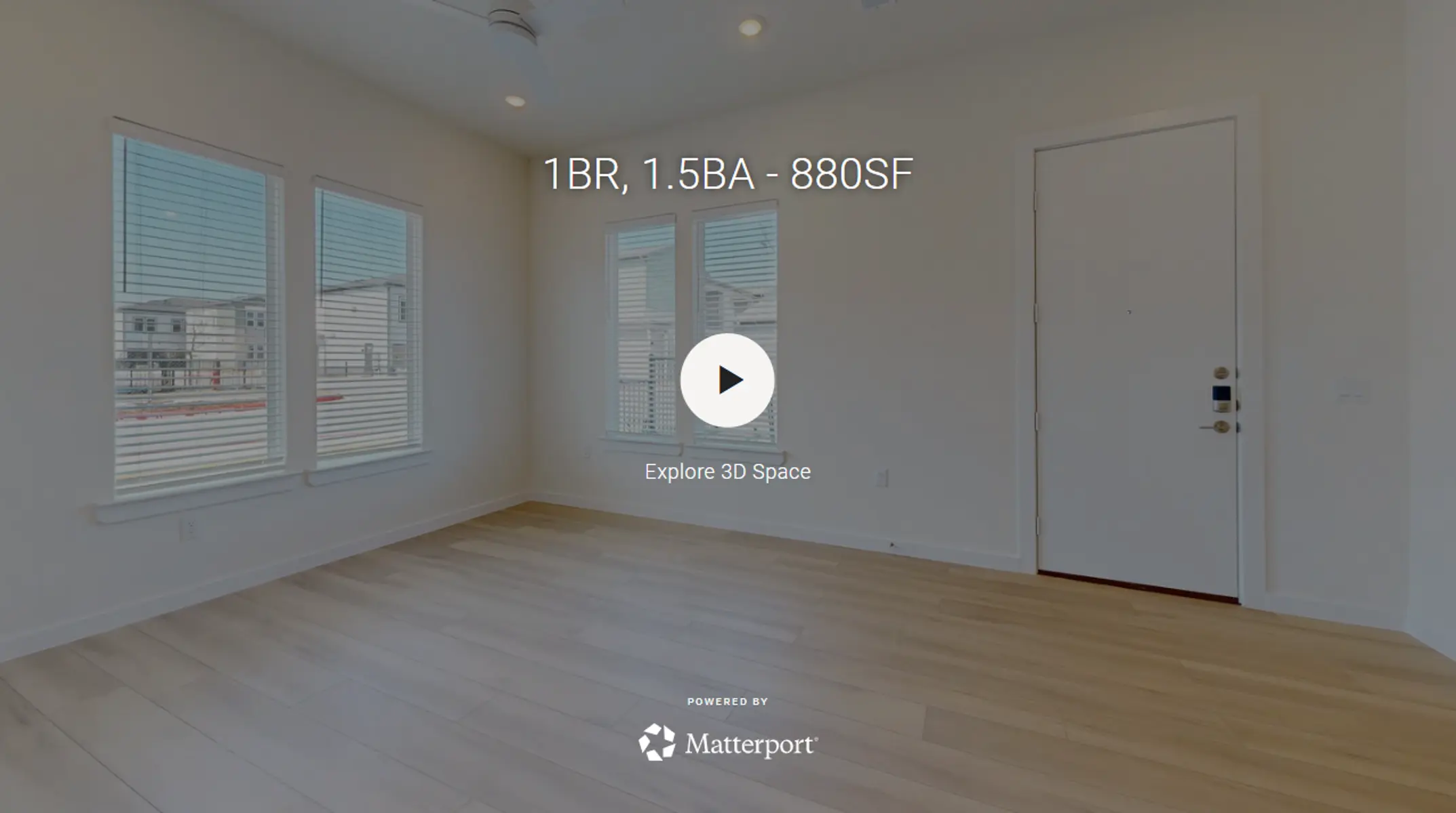 1BR, 1.5BA - 880SF 1BR, 1.5BA - 880SF