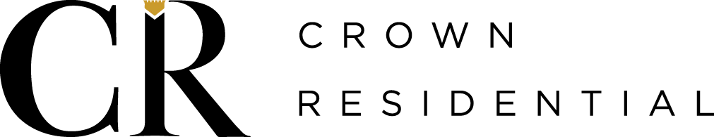 Logo of Crown Residential with initials CR and full name below