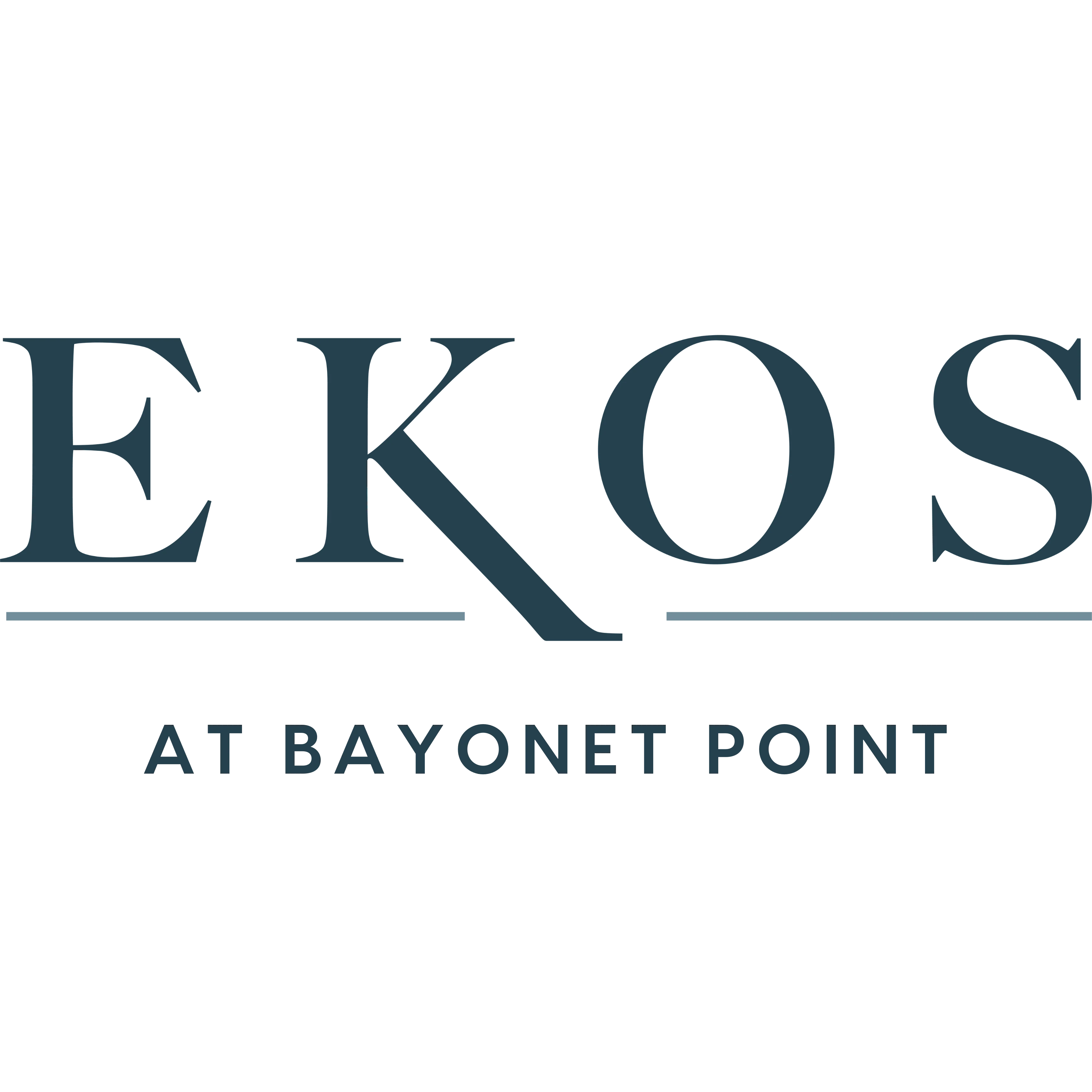 Ekos at Bayonet Point Logo Logo for Ekos at Bayonet Point featuring stylized text.